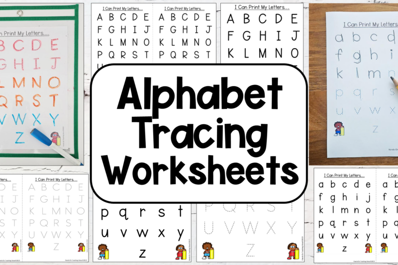 Tracing Letters And Numbers Printable
