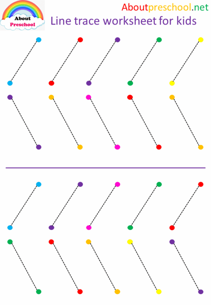 Tracing Lines For 3 Year Olds Worksheetsr - WorksheetsCity