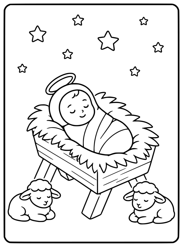 Two free Christmas coloring pages for Sunday school | Little Hands, Big … Two free Christmas coloring pages for Sunday school | Little Hands, Big ...