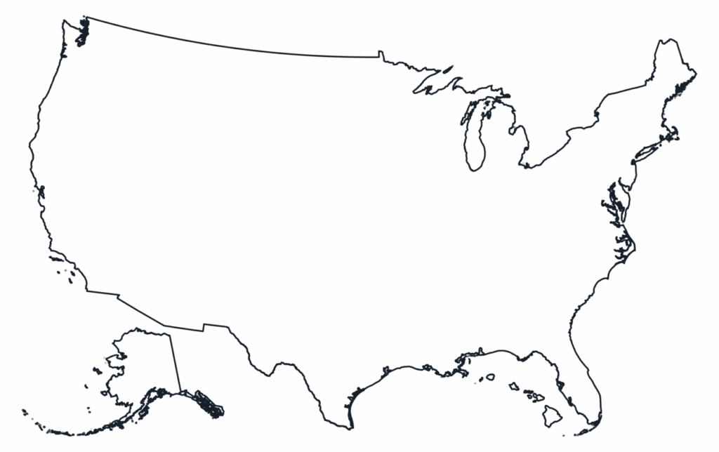 United States Blank Maps | Mappr United States Blank Maps | Mappr