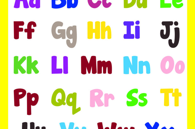 Upper And Lower Case Alphabet Printable