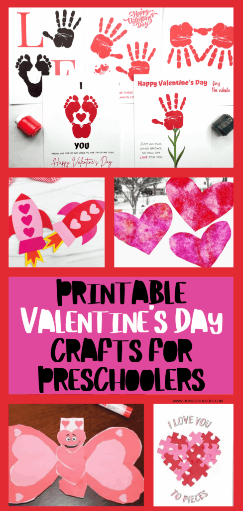 Valentine's Day Activity For Preschoolers - 15 Free Printable Valentine's Day Crafts for Preschoolers