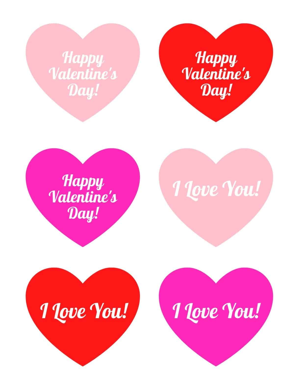 Valentines Day Heart Print Out - Free Printable Heart Templates - Add A Little Adventure