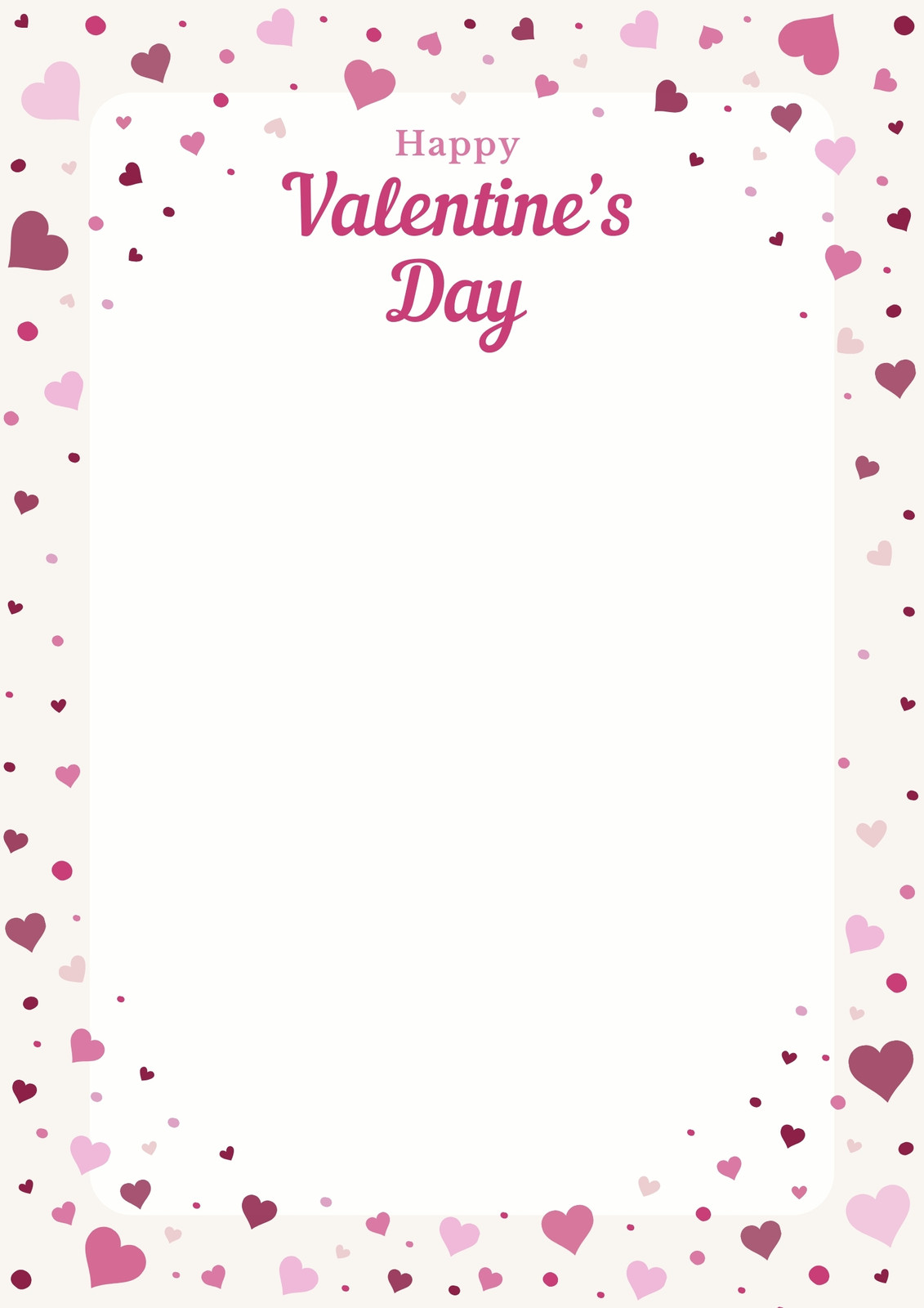 Valentine's Day Templates Free Download - Valentines Day Stationery Templates Online