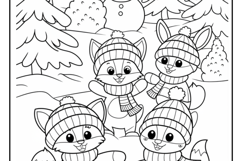 Winter Activity Pages Free Printable
