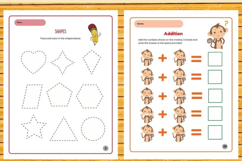 Worksheets For 2 3 Year Olds