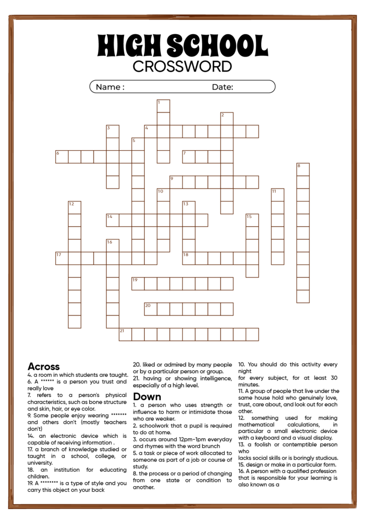 Worksheets for high school students – Artofit