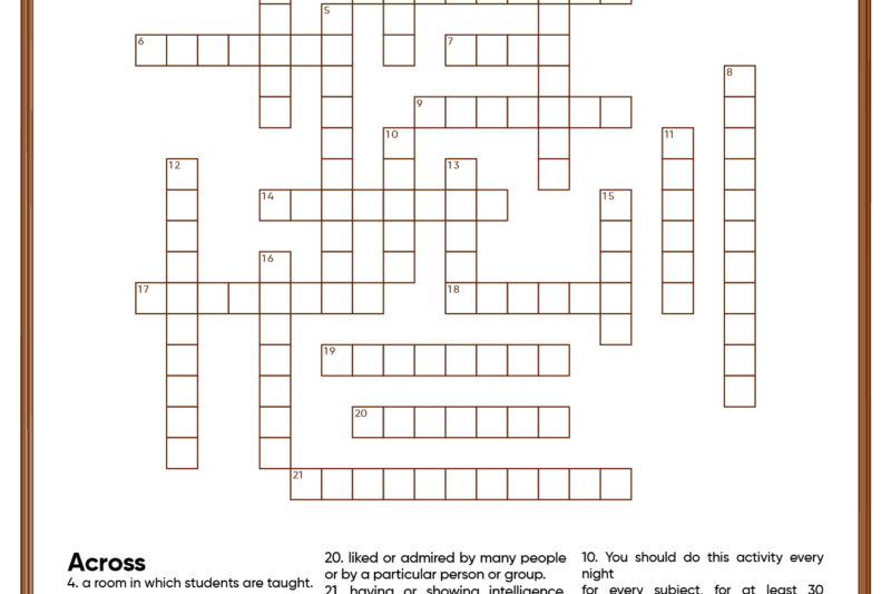 Worksheets For High School Students