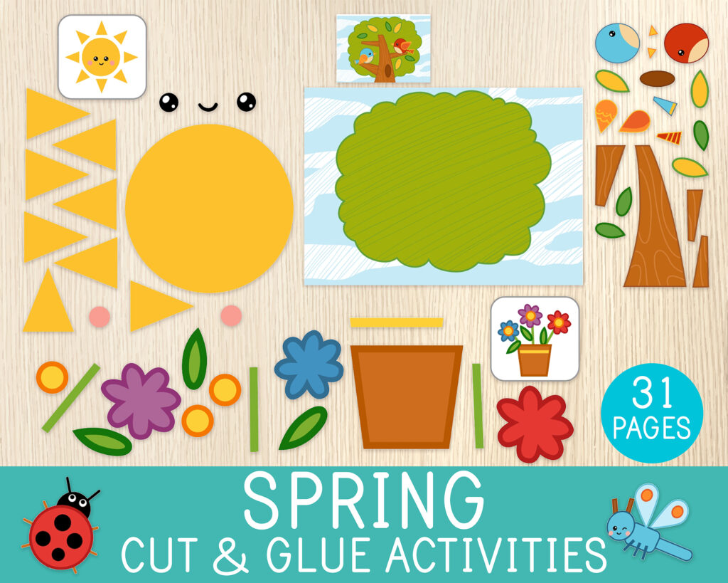 Worksheets PDF - Cut and Paste Worksheets for Kindergarten - Worksheets ...