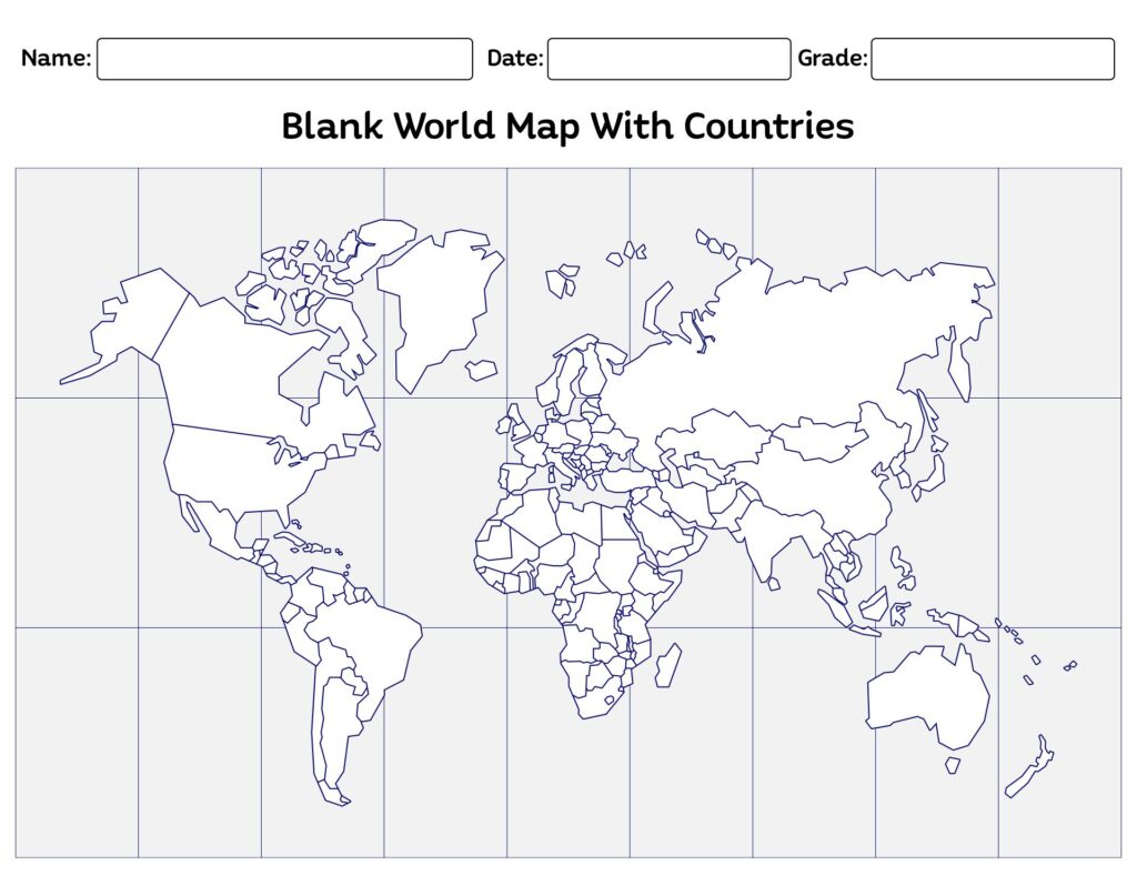 World Map Fill In The Blank - Starbucks Coffee Logo - 10 Free PDF Printables | Printablee