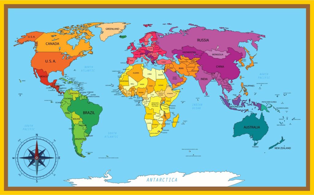 World Map Printable Pdf | Printable AT A GLANCE World Map Printable Pdf | Printable AT A GLANCE