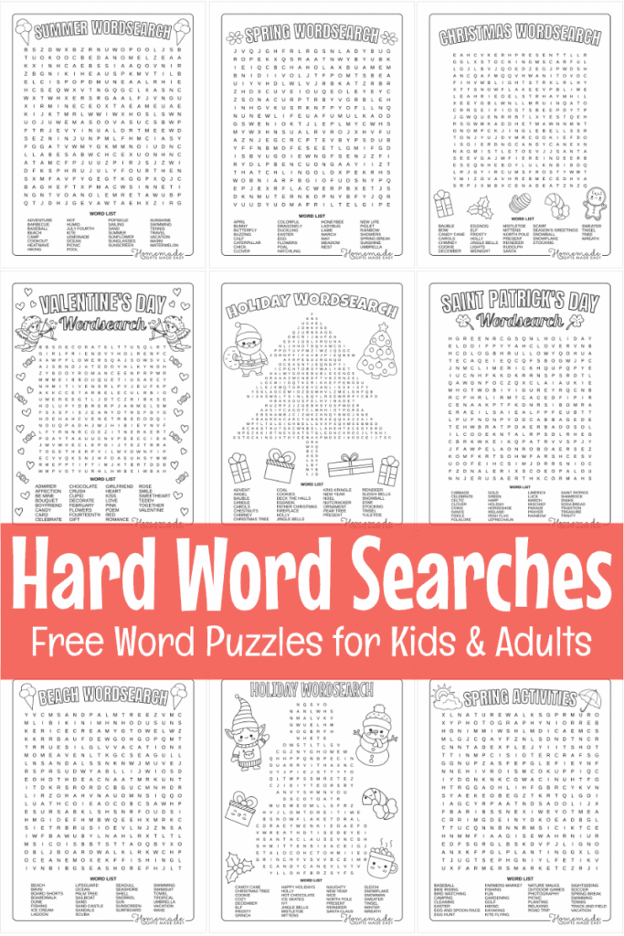 Worlds Hardest Word Search Puzzle