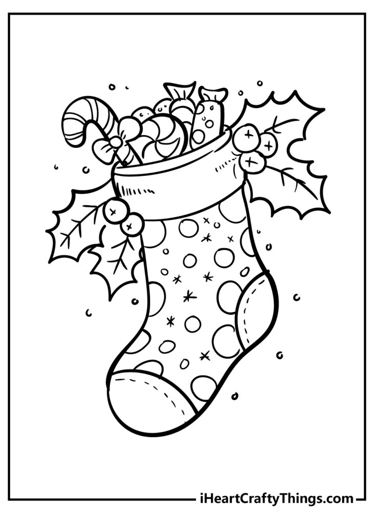 Xmas Pictures To Print And Colour - 1000+ Christmas Coloring Pages (Free Printable Holiday PDFs)