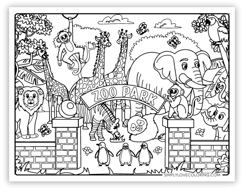 Zoo coloring pages free pdf printables – Artofit Zoo coloring pages free pdf printables – Artofit